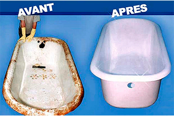 Rénovation de la baignoire